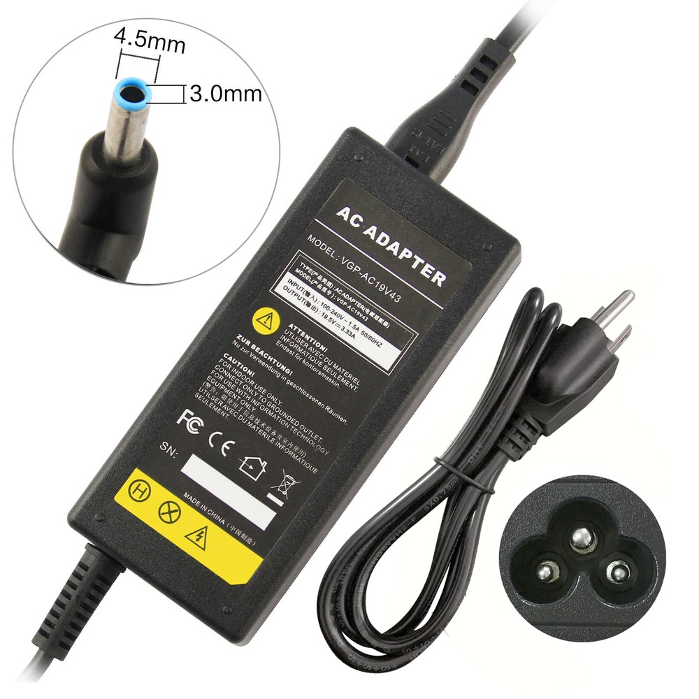 Laptop AC Adapter Battery Charger Power Supply Cord For HP Pavilion 15-au Series