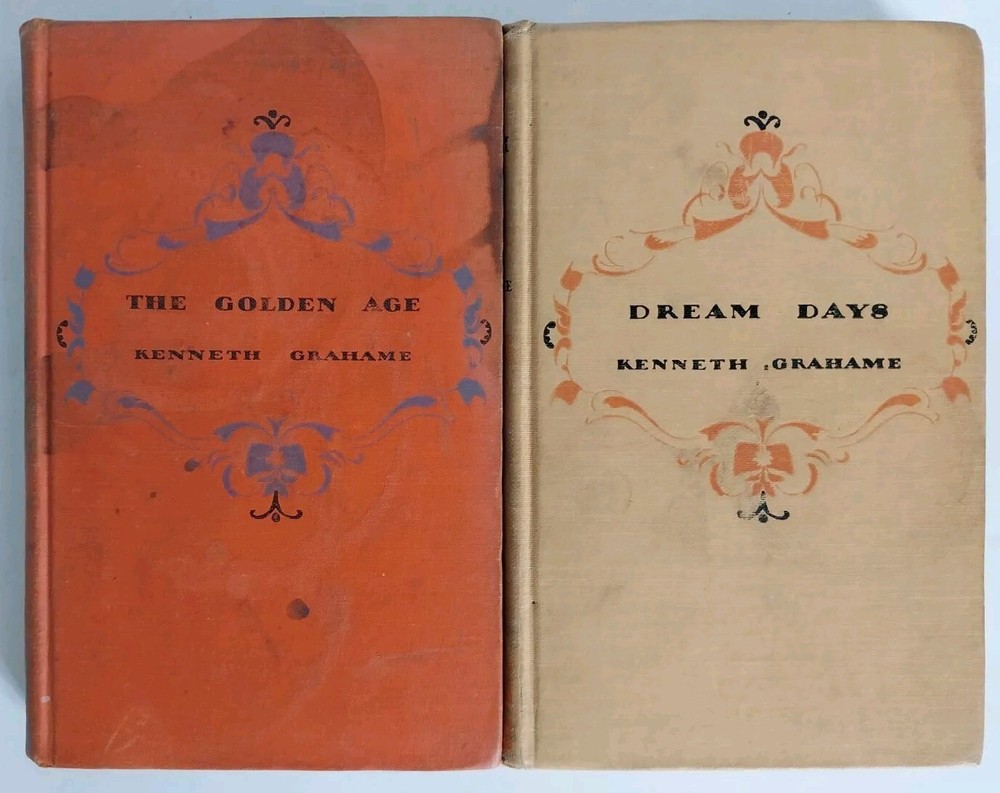 *Antique* The Golden Age & Dream Days By Kenneth Grahame Hardcover Garden City
