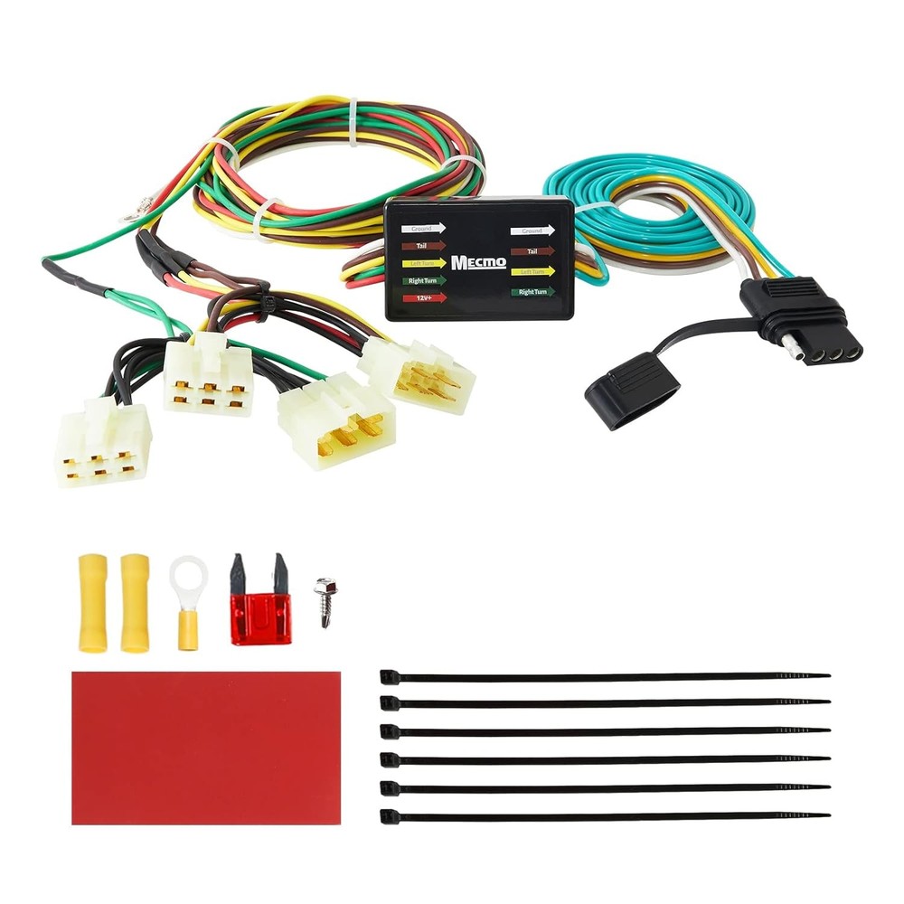 MECMO 4 Pin Trailer Wiring Harness for 1989-1995 Toyota Pickup & 1995-2004...