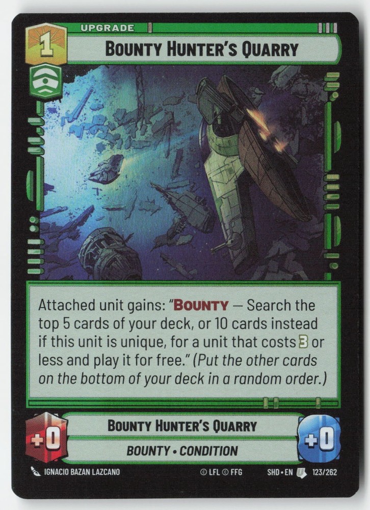 SWU - Bounty Hunter's Quarry SHD 123 Standard Foil