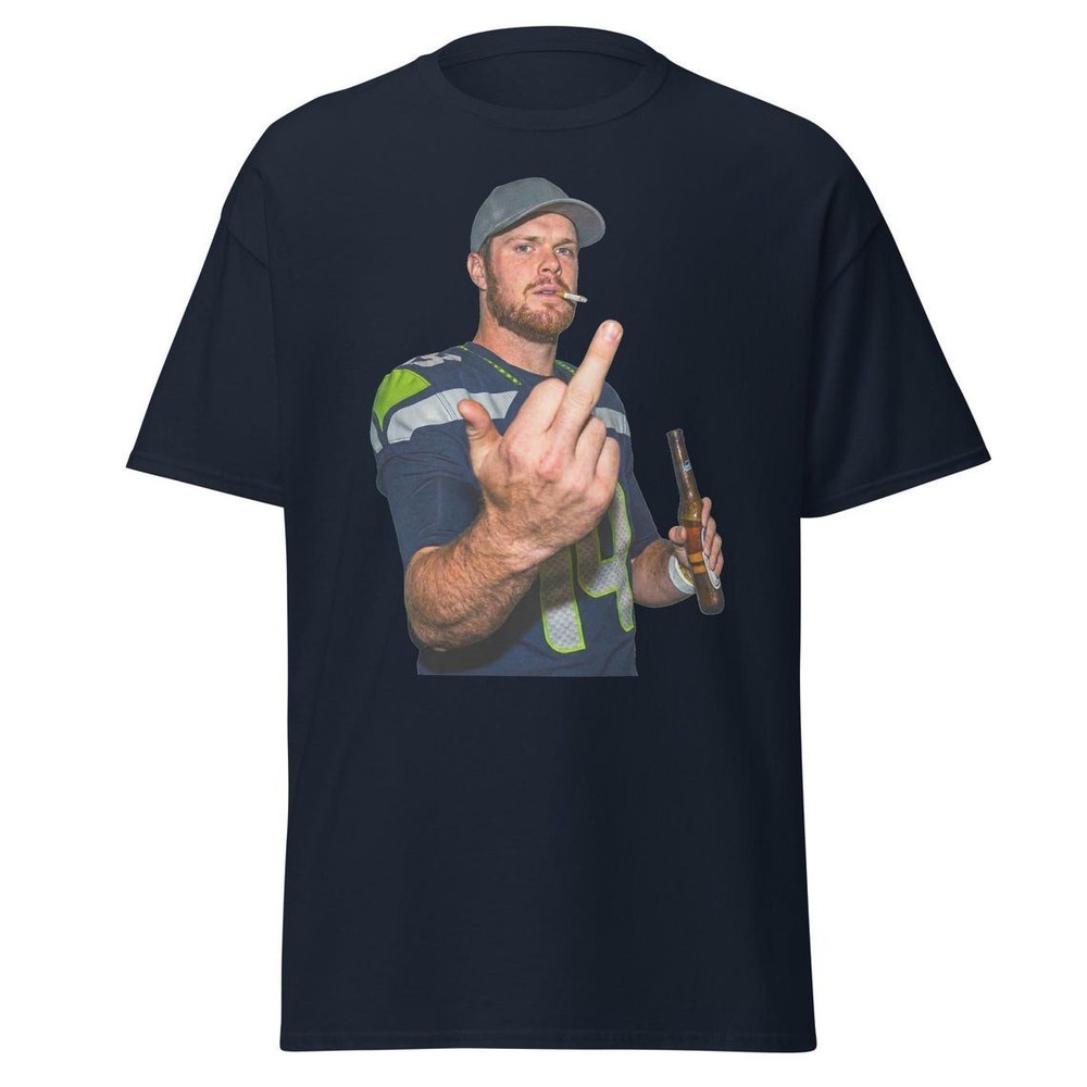 Sam Darnold Middle Finger Funny Shirt, Sam Darnold Parade T-Shirt