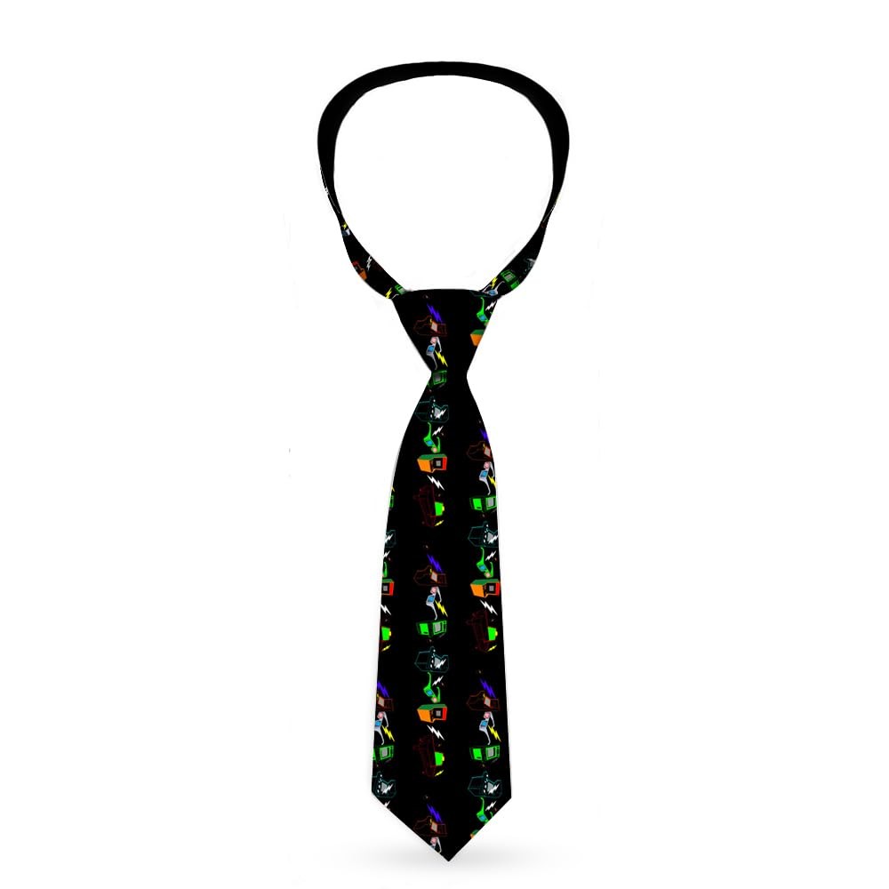 Necktie Standard - Eighties Arcade Black ACC NEWAnother great item from Rarewaves USA | Free delivery!