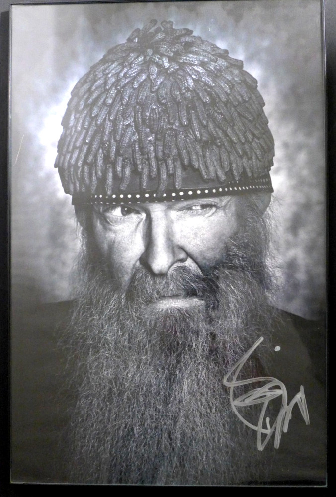 Billy Gibbons  Zz Top Autographed Signed Poster 11X17 Framed