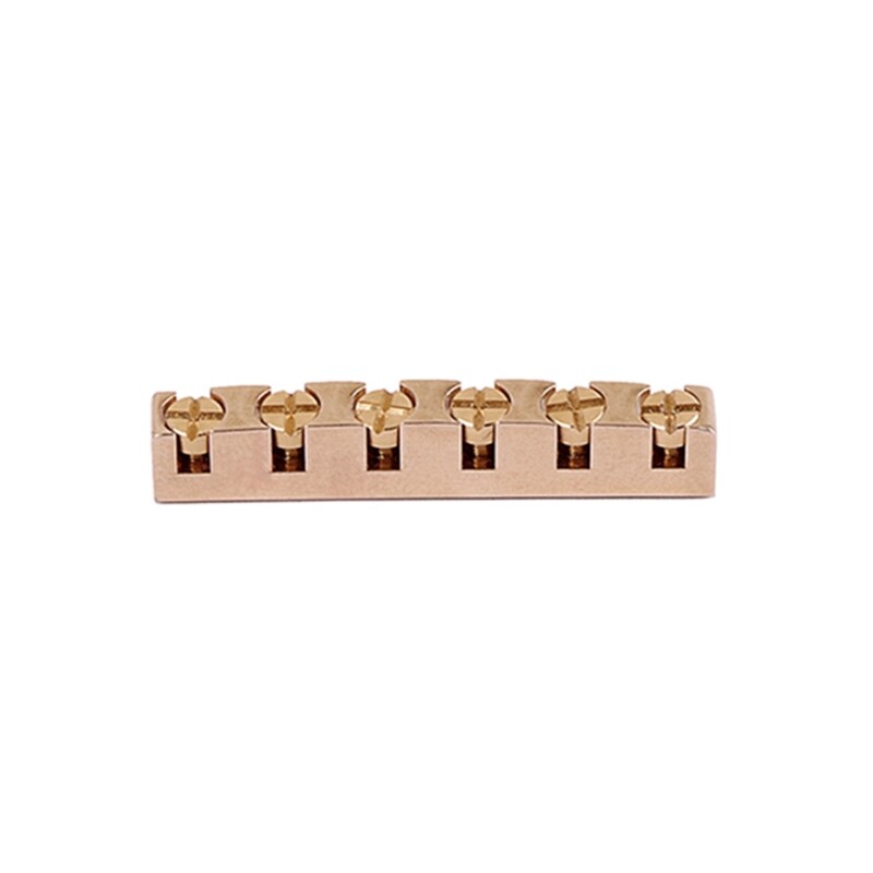1pc 43mm Adjustable Height Brass Metal Guitar Nut for Electric Guitar Parts