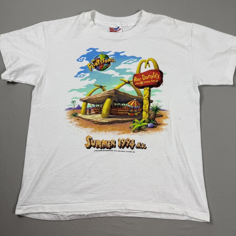 Summer 1994 The Flintstone McDonalds Promo Shirt