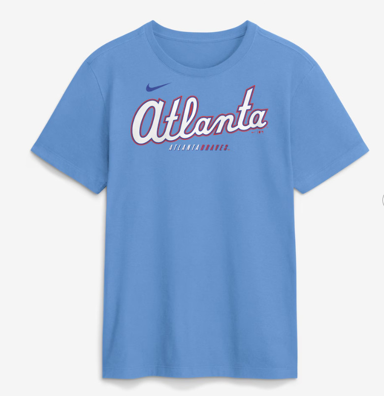 Exclusive!! Men's Atlanta City Brave 2026 City Connect Wordmark T-Shirt All Size