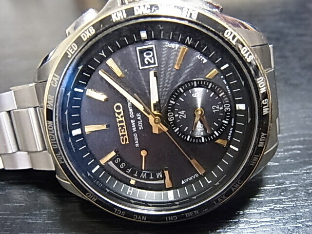 Seiko Brights Radio Solar Saga160 Watch - Used, Solar, Radio-Controlled