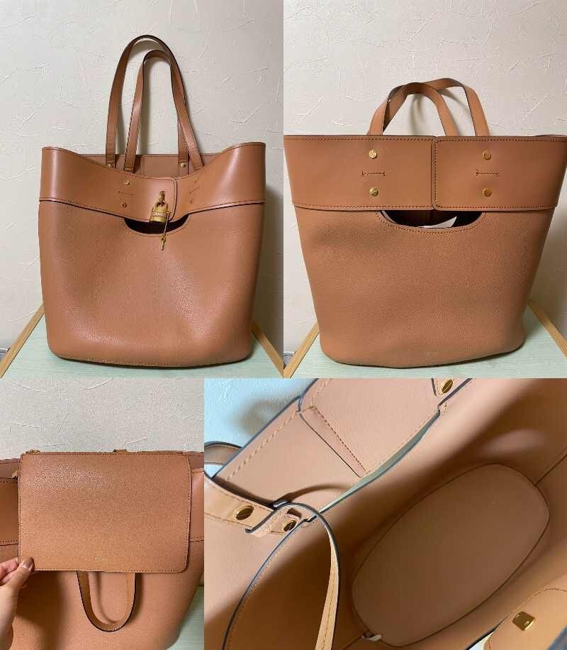 Chloe Aby Tote Bag in Smooth Grained Calfskin Authenticated Pre-Owned
