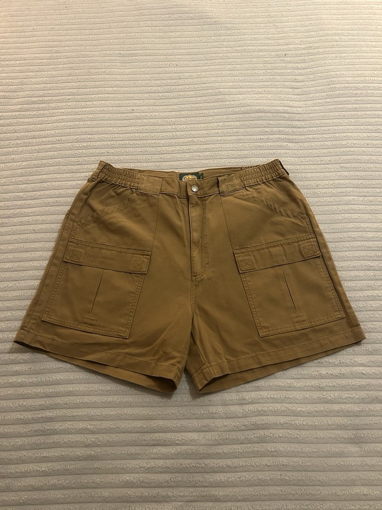 Vintage Cabelas Canvas Cargo Shorts Mens Size 38
