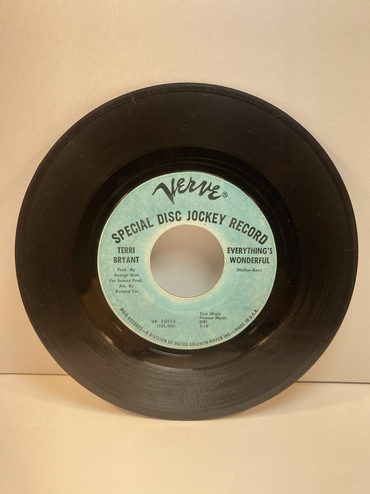 Northern Soul 45 - Terri Bryant - Verve - Promo