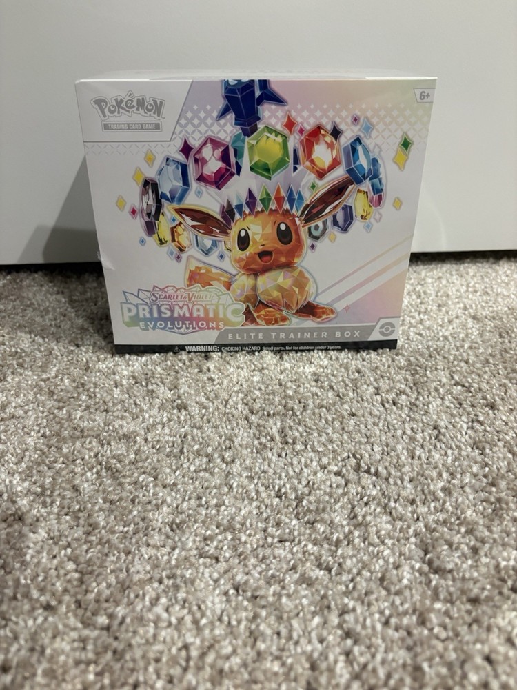 Pokémon Prismatic Evolutions Elite Trainer Box (ETB) SMALL TEAR SHIPS FAST ⚡️