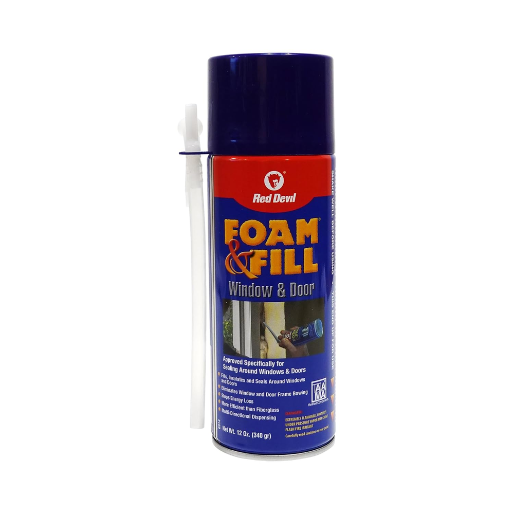 0914 Foam & Fill Window & Door Polyurethane Foam Sealant, 12 Oz, Off