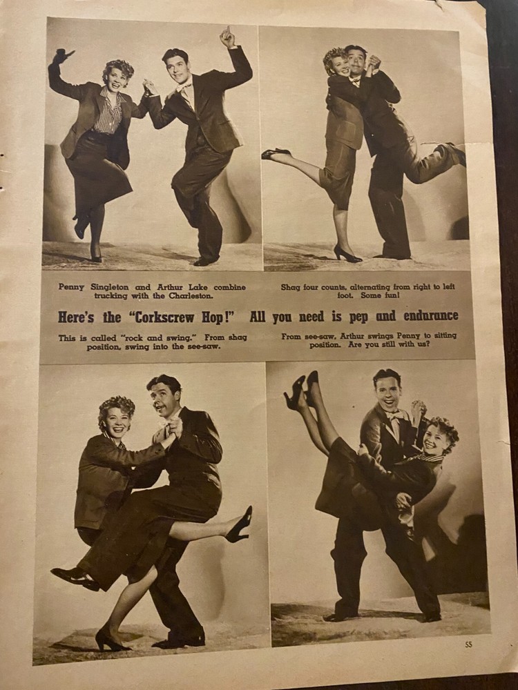 Blondie, Penny Singleton, Arthur Lake, Old Time Radio Full Page Vintage Clipping