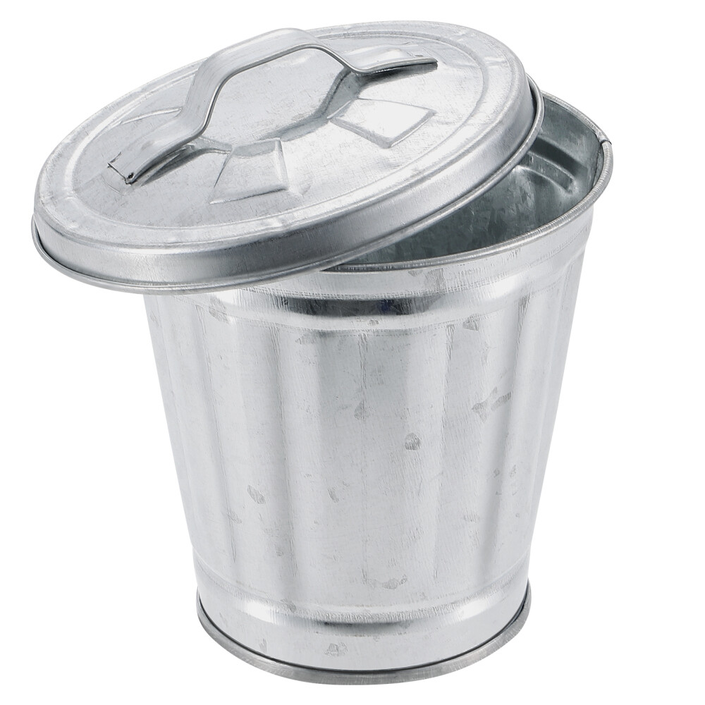 Mini Trash Can for Desk Desktop Small Flower Pot Tabletop Flowerpot Office