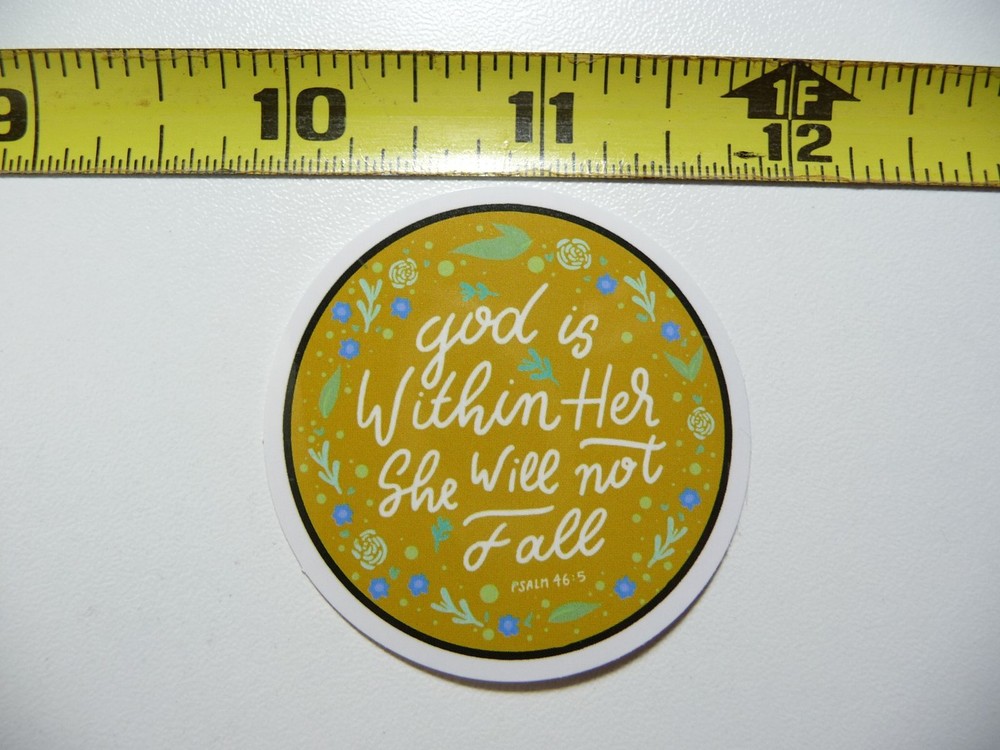 WITHIN HER CIRCLE DECAL STICKER CHURCH CHRISTIAN FAITH BELIEF