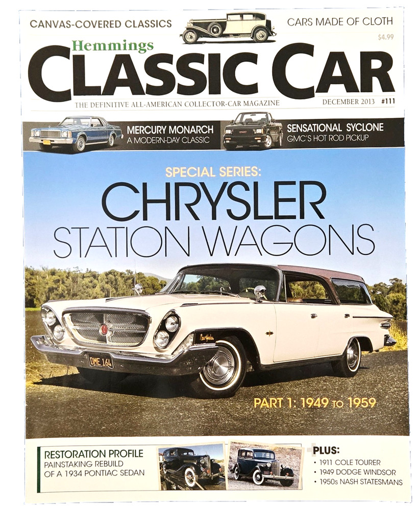Hemmings Classic Car Magazine: Chrysler Station Wagons December 2013