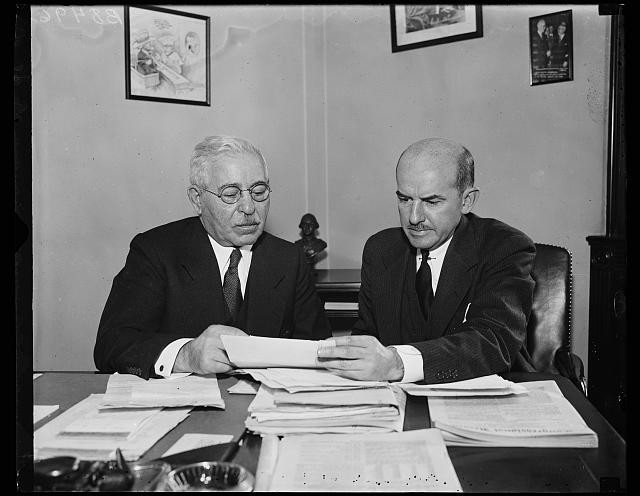 Photo:Washington DC Adolph J Sabath 1930s Congressional Committee Meeting
