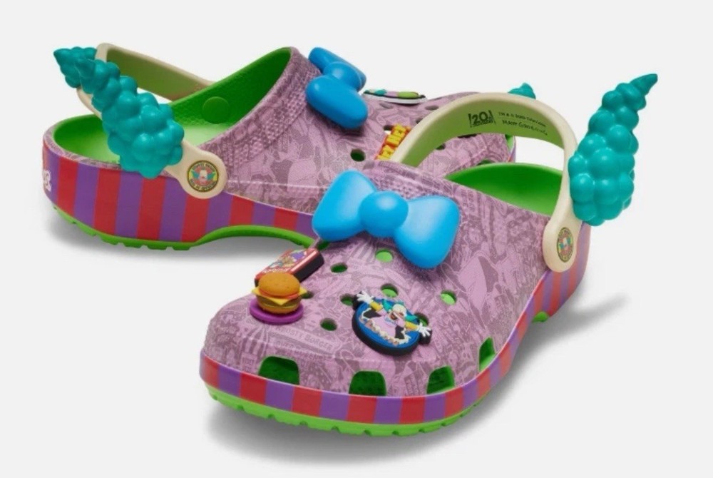 Crocs x The Simpsons Krusty the Clown Men's Classic Clog Size Men 8 Women 10 NWT