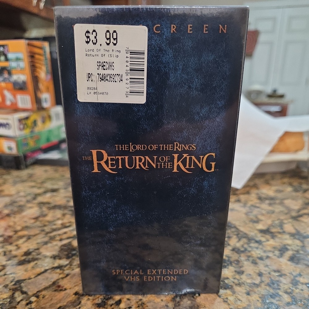 Lord of the Rings Return of the King Special Extended VHS Widescreen New SEALED