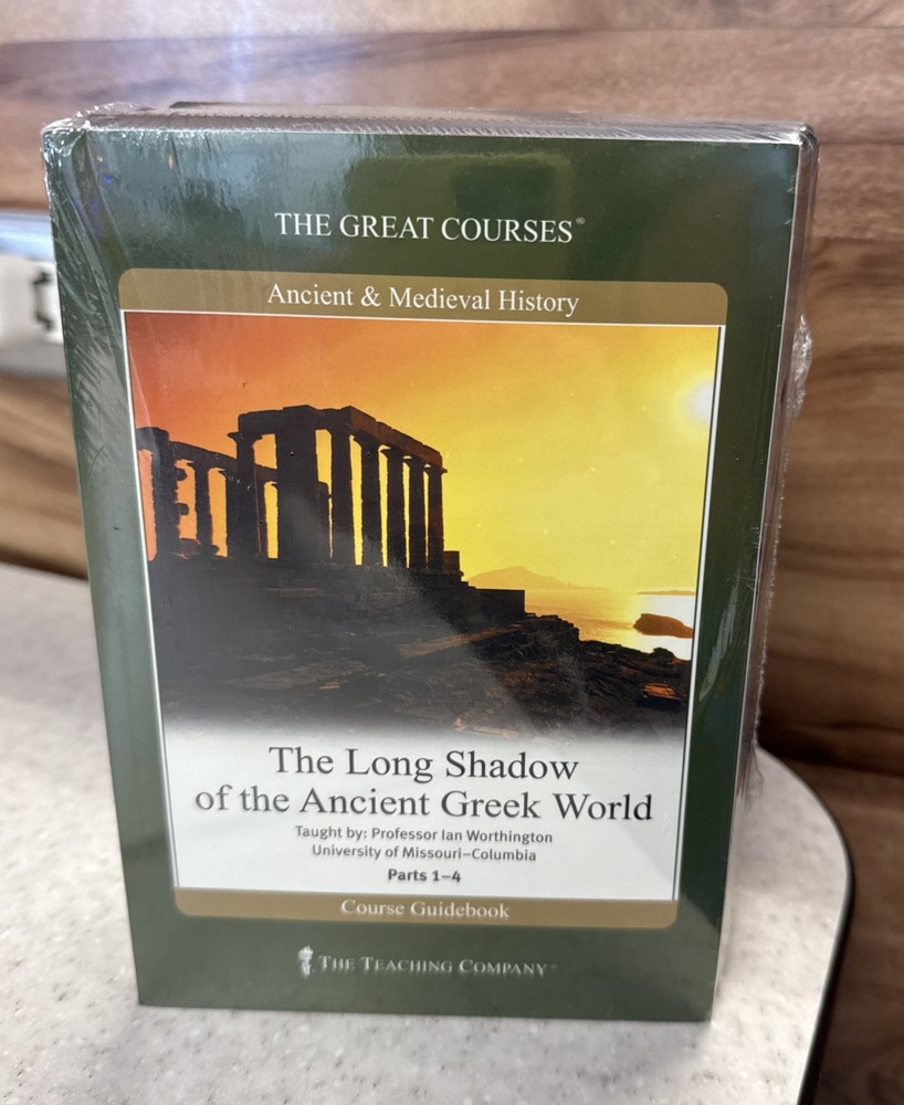 Great Courses The Greek Culture 4 DVDs Book Sealed New