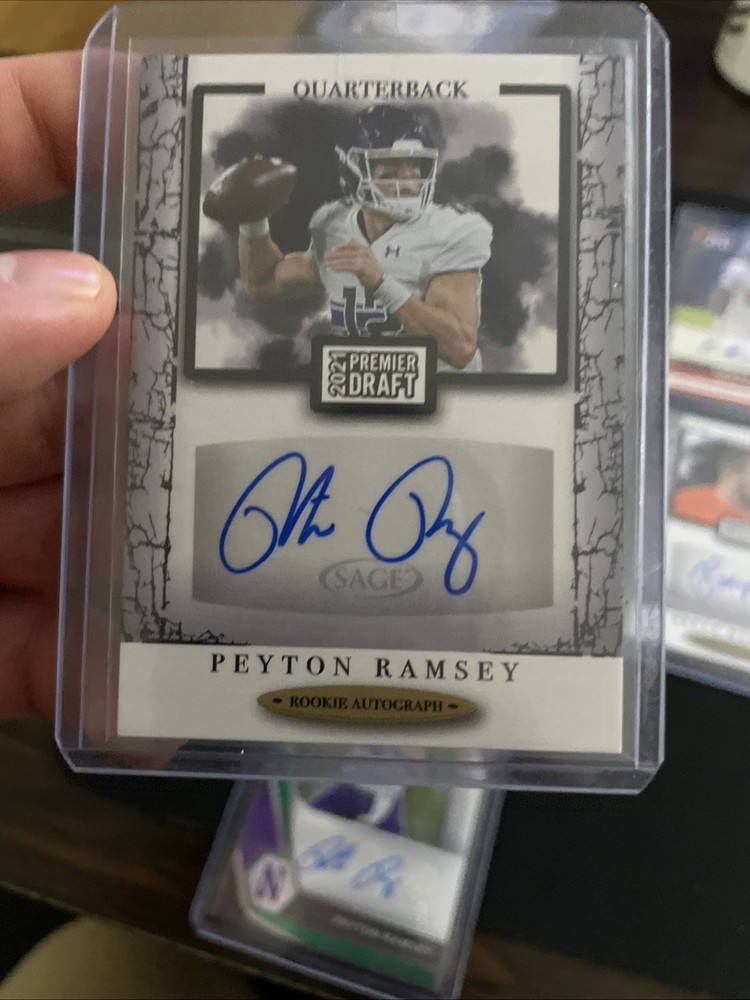 2021 Sage Premier Draft - Autographs Peyton Ramsey #A73 (AU, RC)