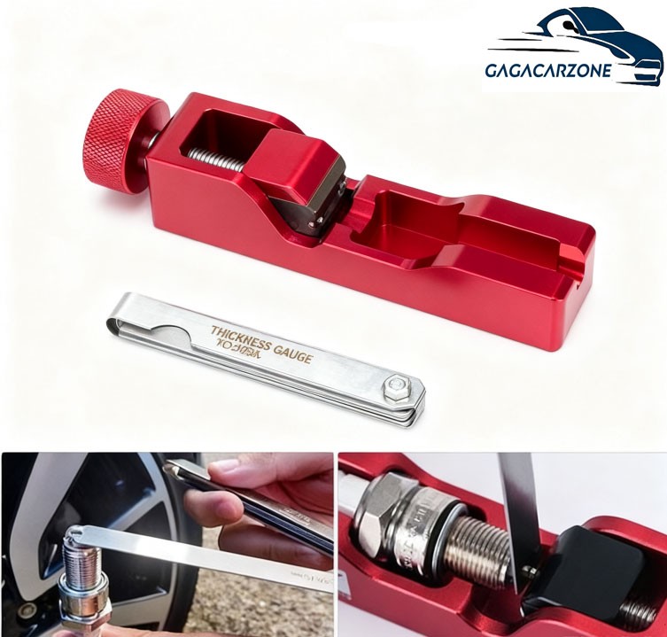 Spark Plug Gap Tool & 32 Blades Metric Feeler Gauge Gap Filler Measuring Tools
