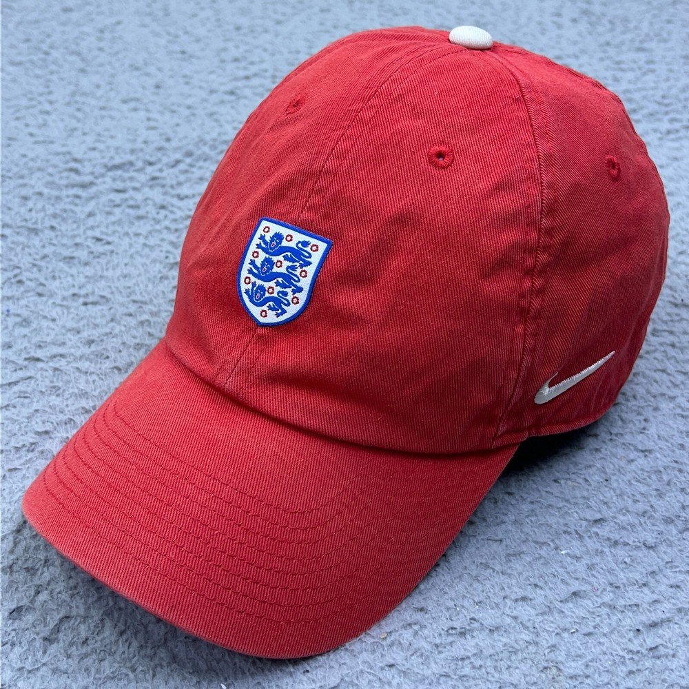 Nike Heritage86 Hat UEFA Euro Cap England Three Lions Red Baseball Cap UNISEX