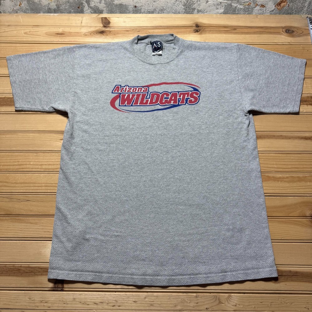 Vintage 90s University of Arizona Wildcats Athletic Mesh T-Shirt USA Made - XL
