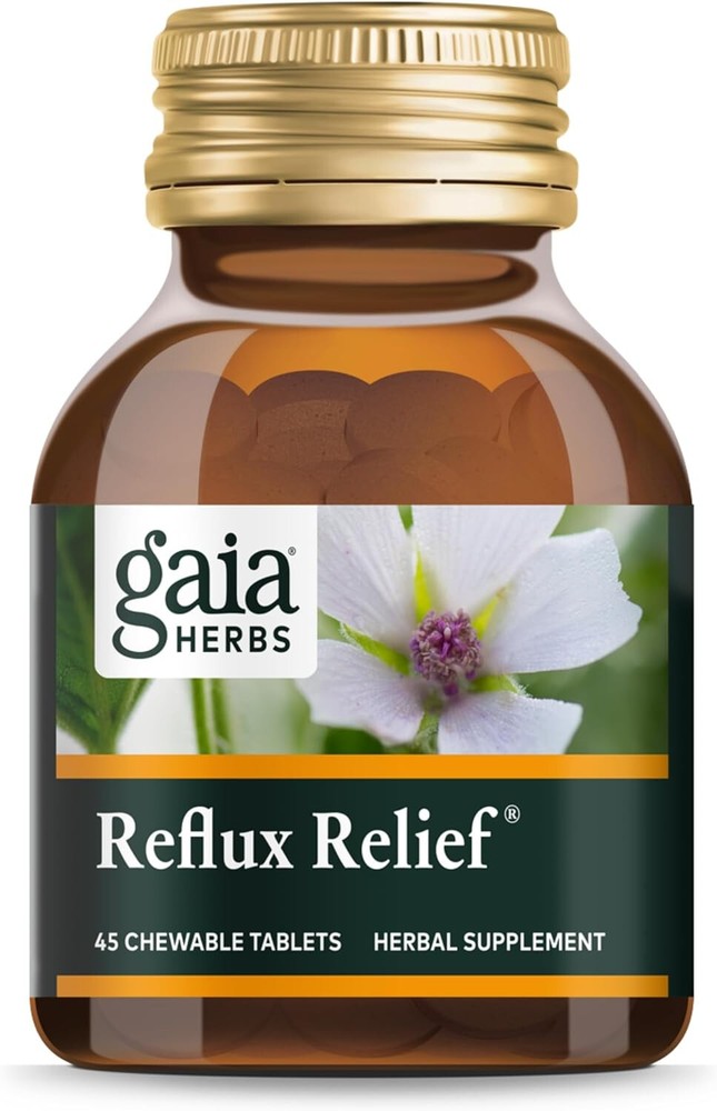 Gaia Herbs - Reflux Relief Chewable (45tabs)