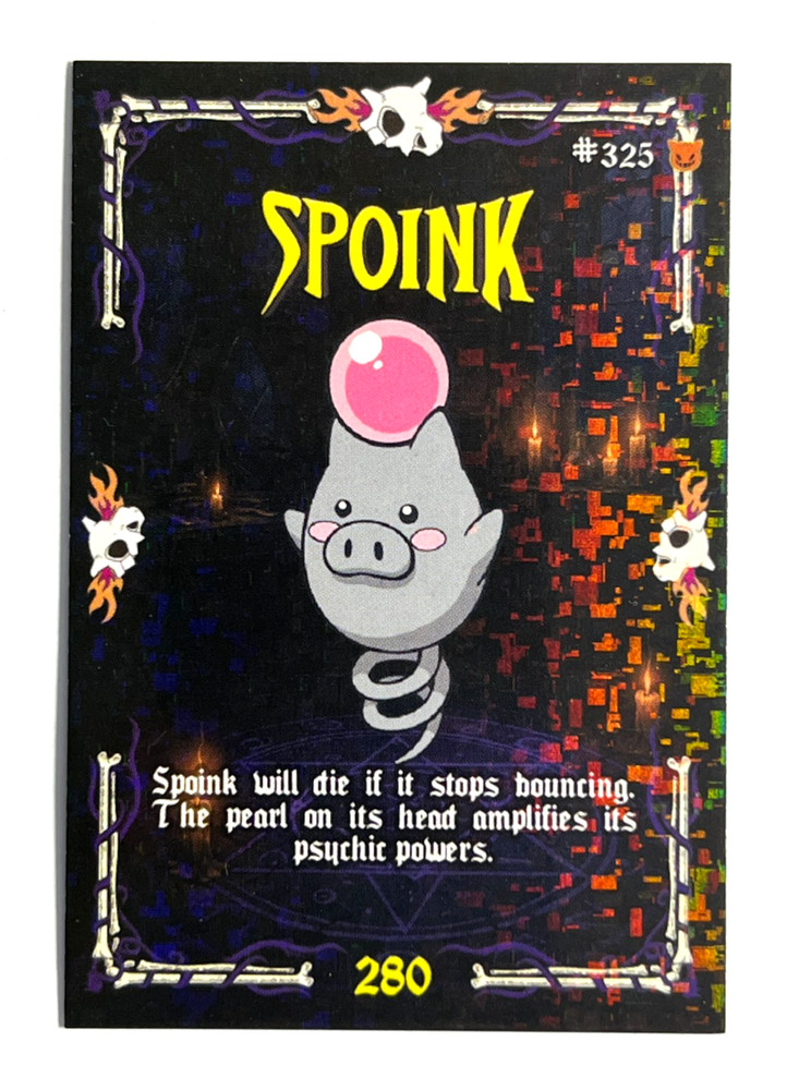 2025 POKEMON HALLOWEEN 2 TRICK OR TREAT Prisma Card #280 SPOINK Foil
