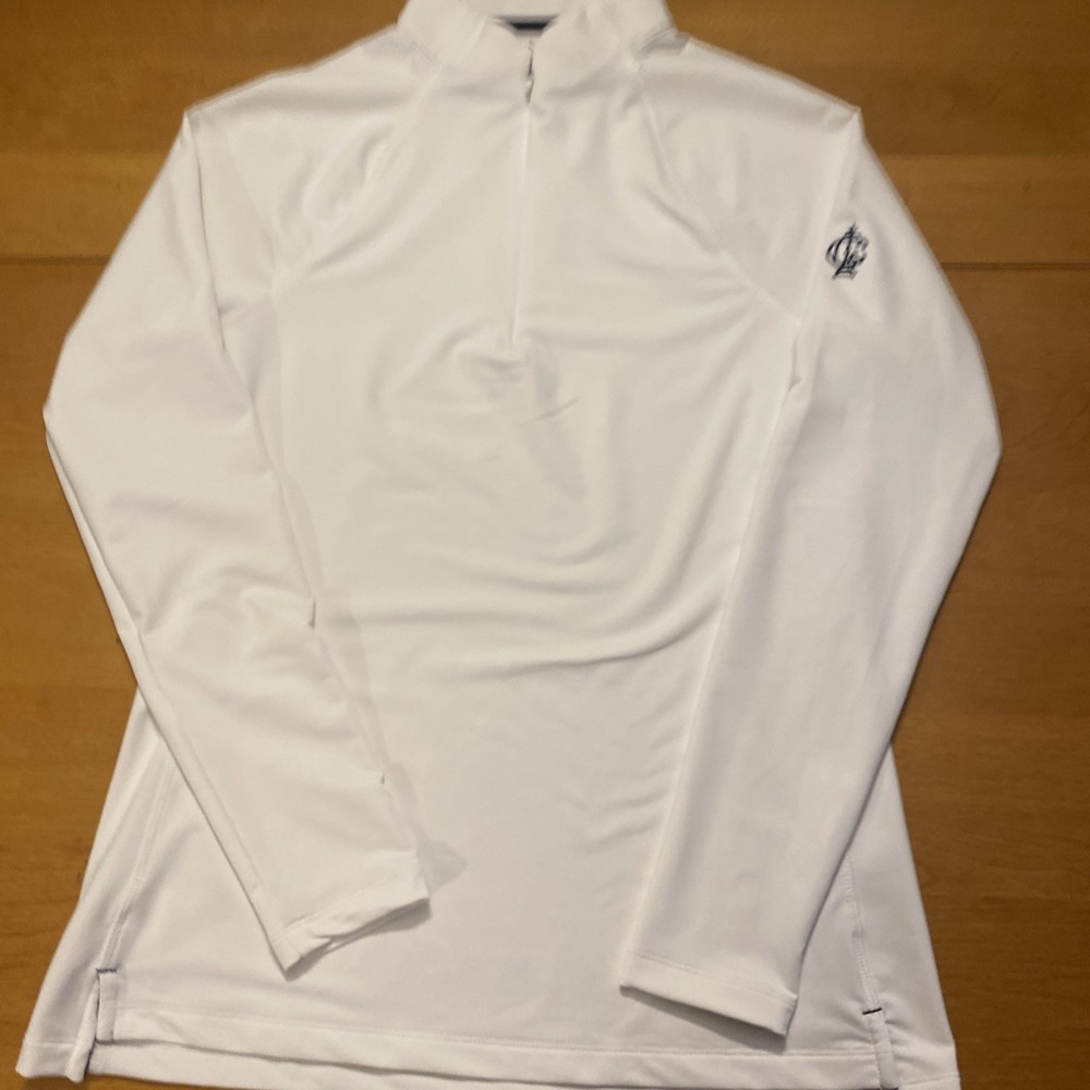PETER MILLAR Sports Crown Woman's Raglan Sleeve Perth Base Layer White Medium