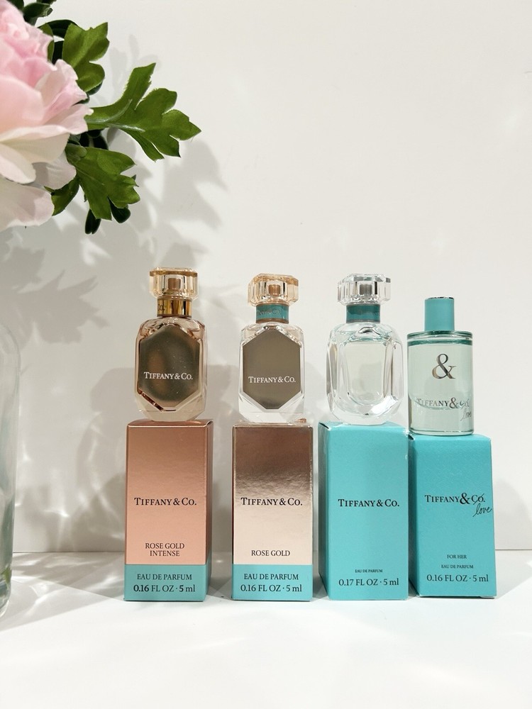 Tiffany & Co. 4 Mini Perfume Bottle Set