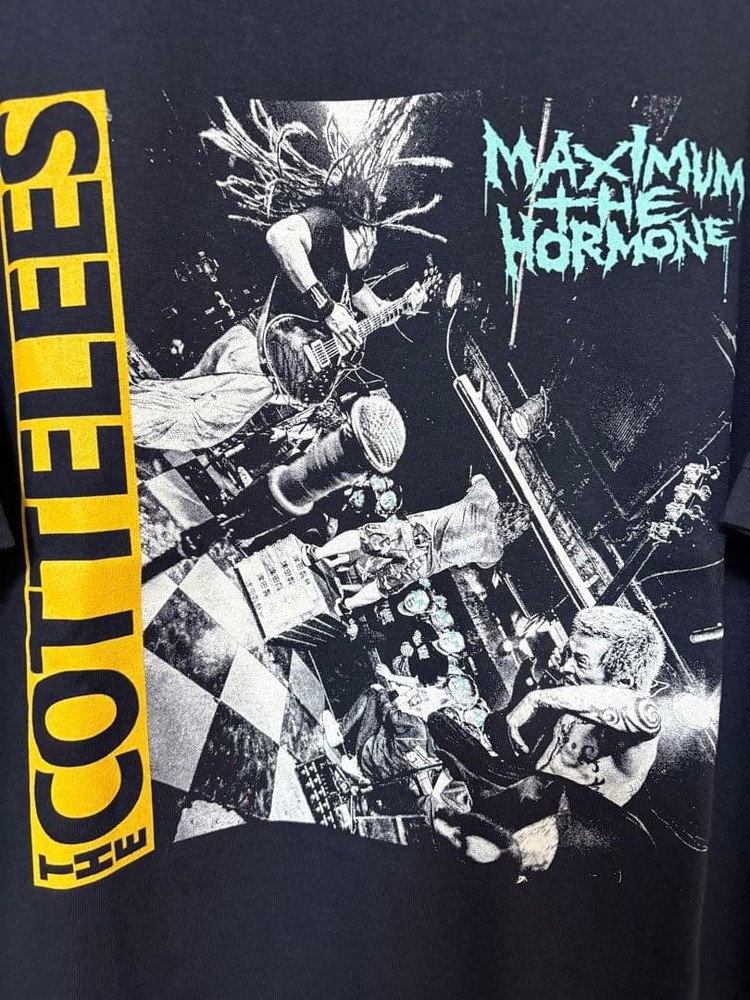 Remake Design Maximum The Hormone Band Black Short Sleeve T shirt NH28068
