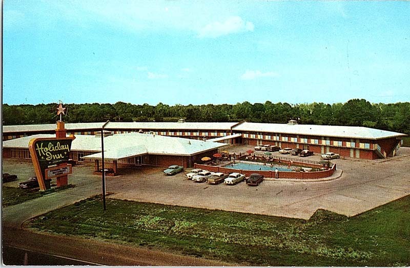 Postcard HOTEL SCENE Baton Rouge Louisiana LA m/09 AJ0987