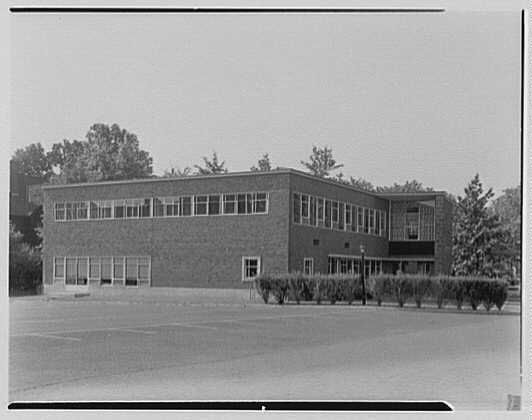 Fairleigh Dickinson College, Rutherford, New Jersey. View to northeast