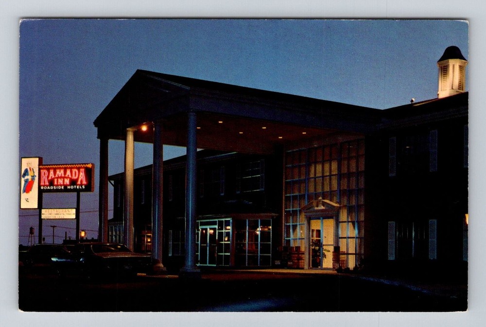 Waco TX-Texas, Ramada Inn, Advertising, Antique Vintage Souvenir Postcard