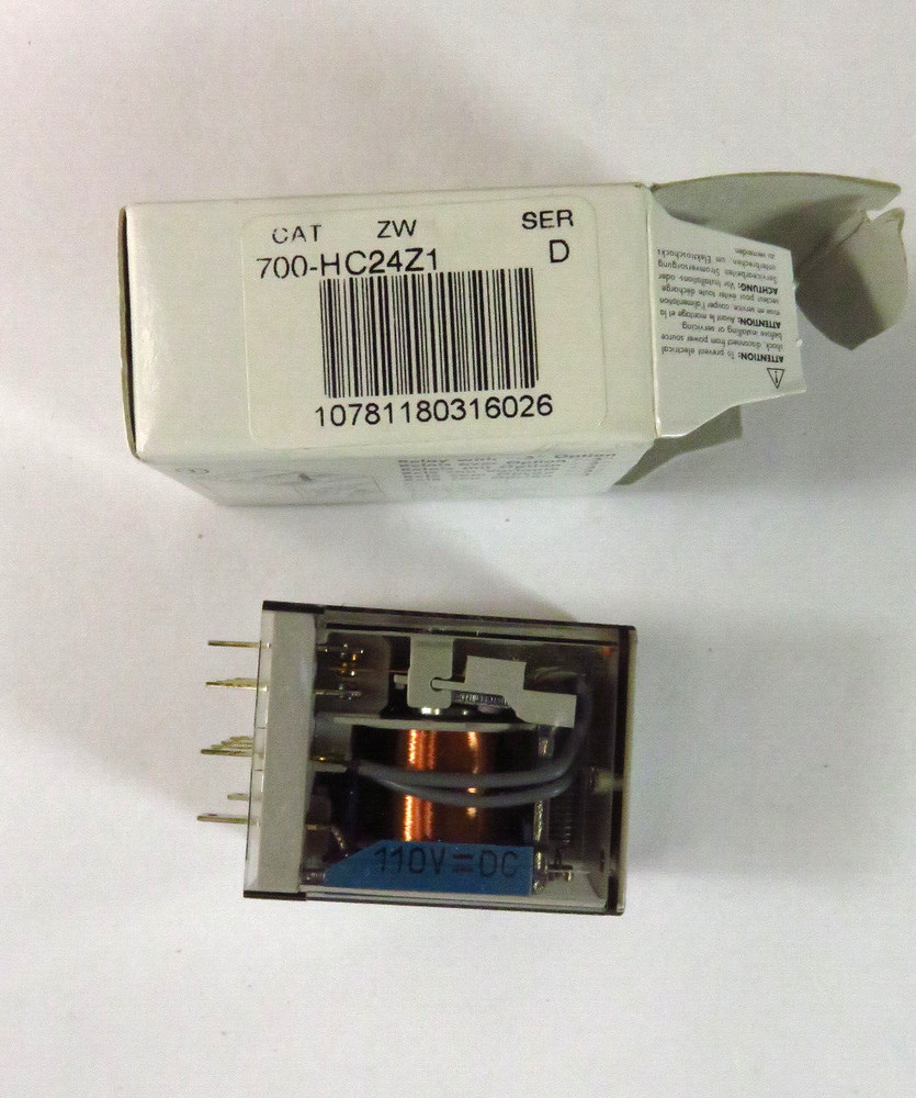 Allen Bradley 700-Hc24Z1  Ice Cube Relay / 7A / 110Vac / Series D