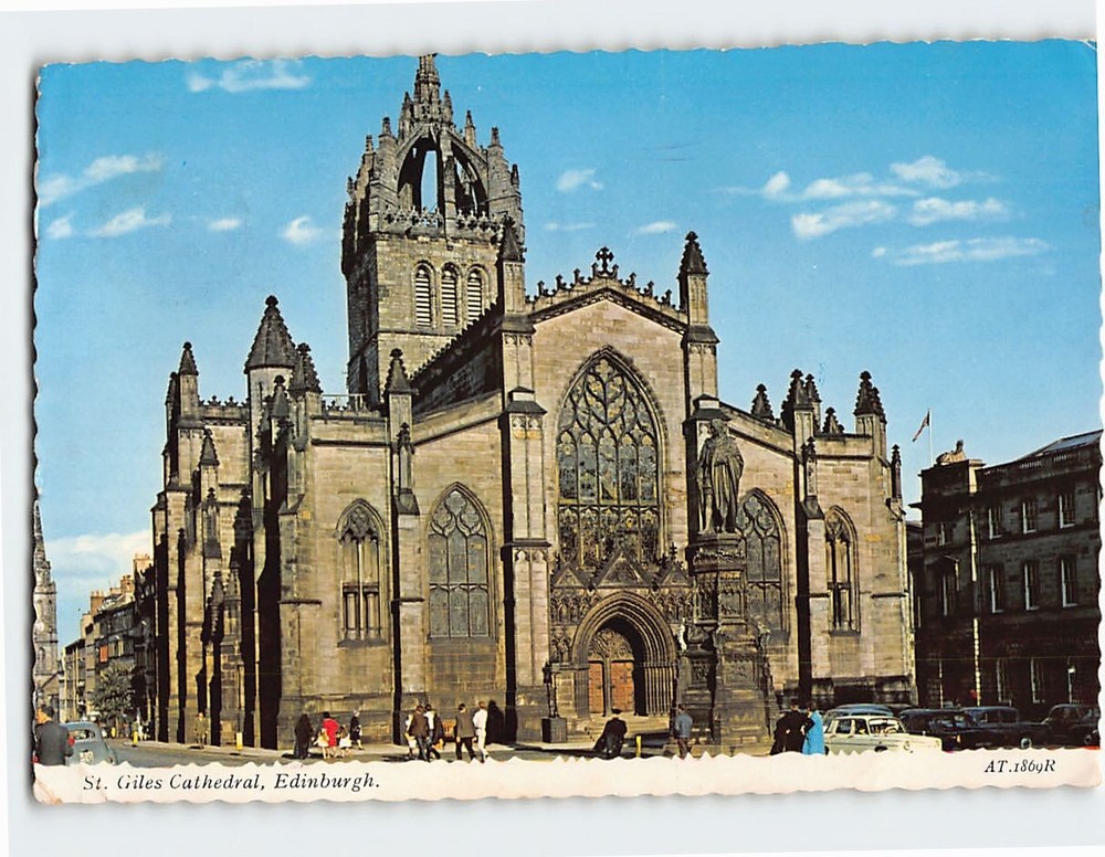 Postcard St. GIles Cathedral Edinburgh Scotland