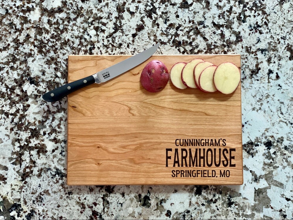 Personalized Farmhouse Cutting Board | Welcome To Our Farmhouse Charcuterie