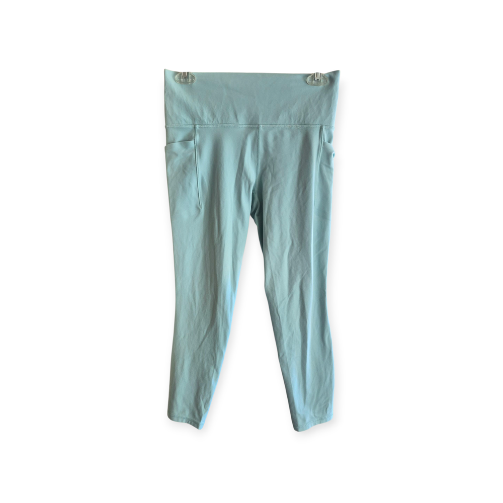 Athleta Salutation Stash Pocket II 7/8 Tight Leggings Light Green M High Rise