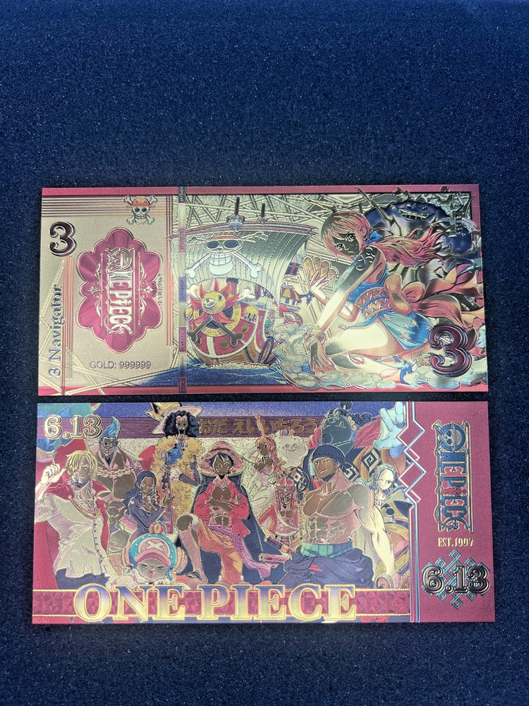 Nami - 24k Gold Foil Banknote - One Piece Anime