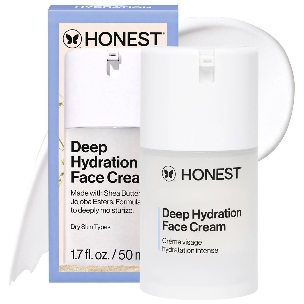 Honest Beauty Deep Hydration Face Cream with Shea Butter 1.7 fl oz - Imperfect B