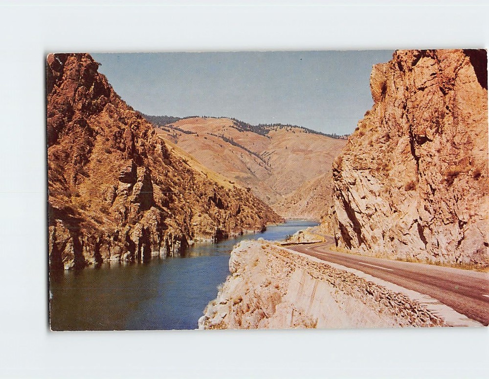 Postcard Highway 95 Salmon River Riggins Whitebird Idaho USA North America