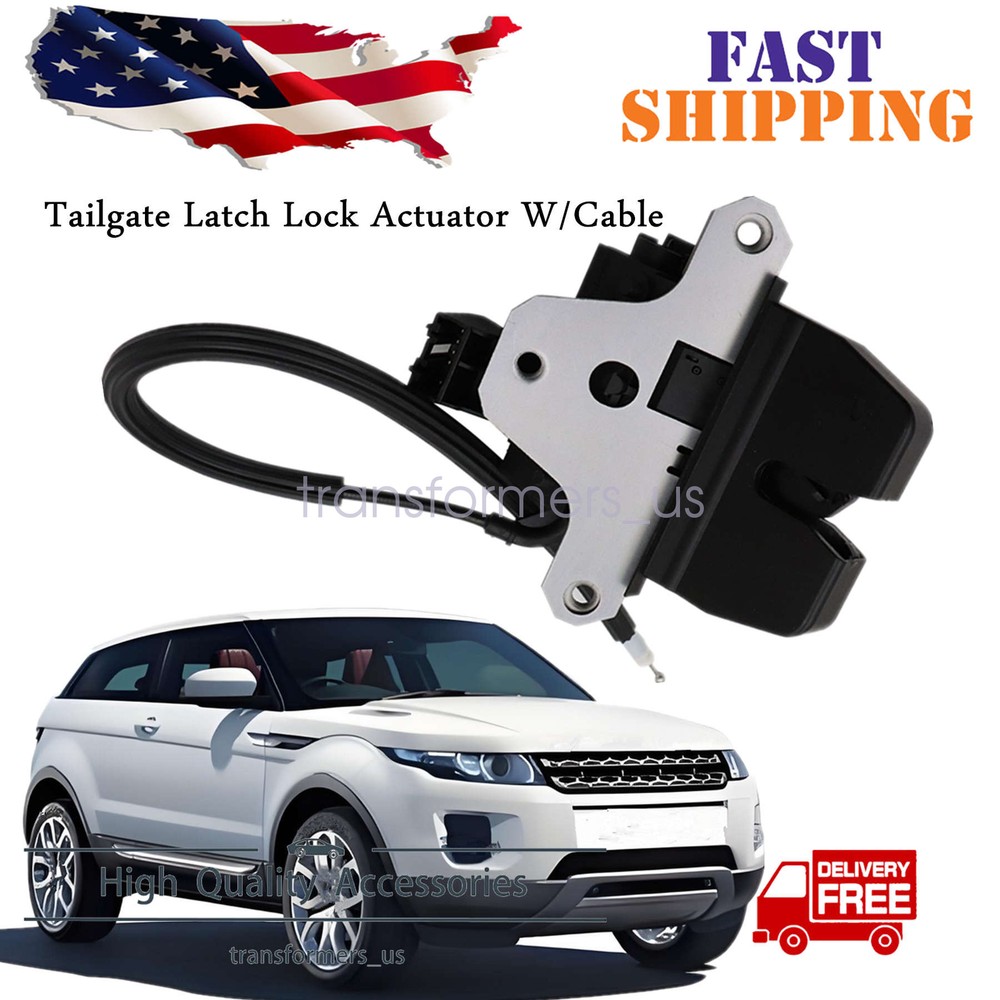 Tailgate Latch Lock Actuator W/Cable LR071193 For Land Rover Range Rover Evoque