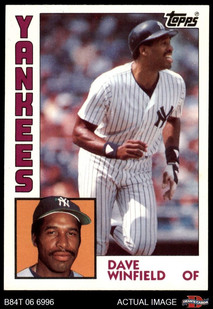 1984 Topps #460 Dave Winfield Yankees HOF 8 - NM/MT
