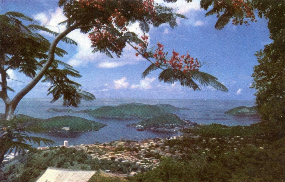 Charlotte Amalie, St. Thomas, Virgin Islands, 1952, UNP, VG --POSTCARD