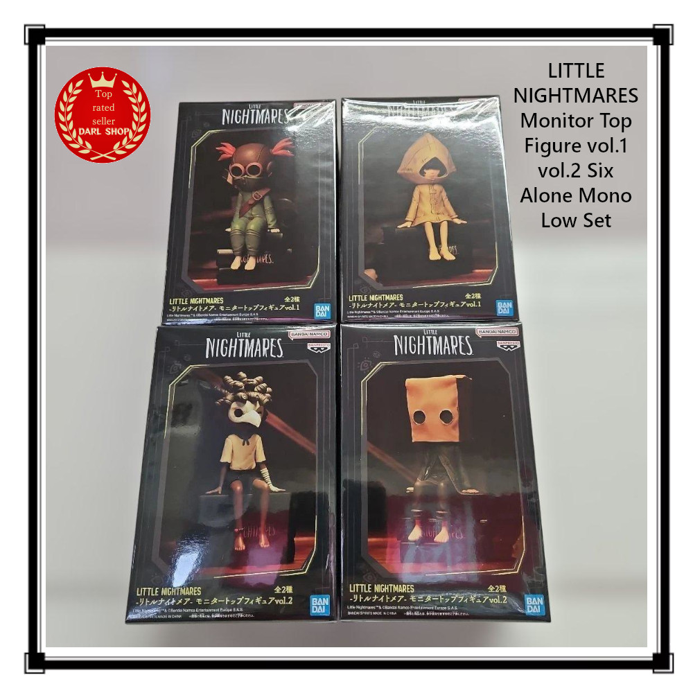 LITTLE NIGHTMARES Monitor Top Figure vol.1 vol.2 Six Alone Mono Low Set New JP