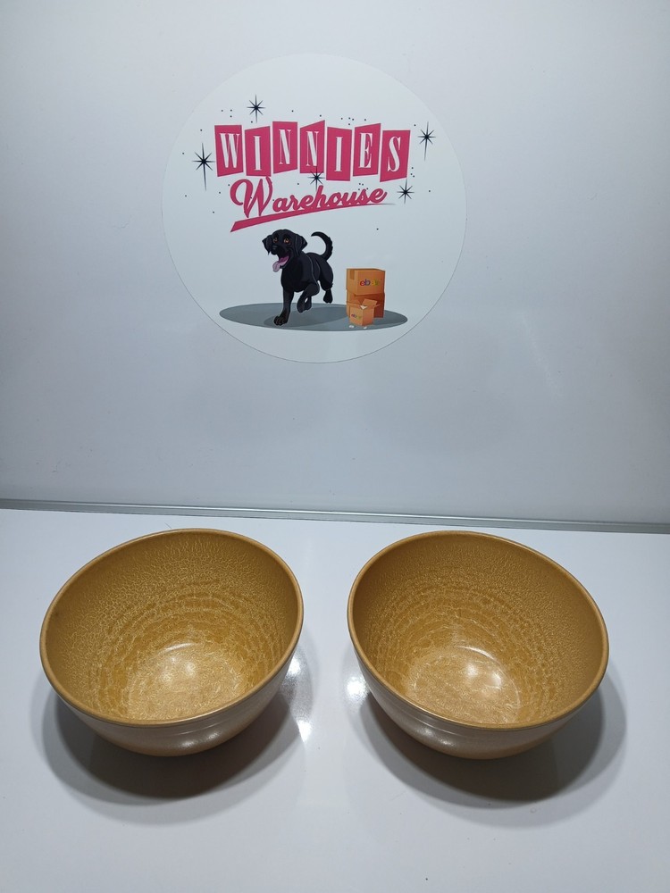 Lot Of 2 ellingers agatized wood bowl #21