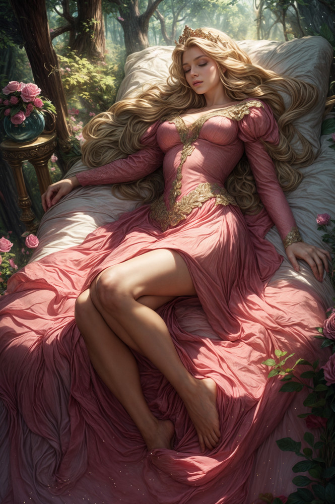 SLEEPING BEAUTY AURORA Fine Art Print 13x19 Limited Edition 1 of 30 Princess