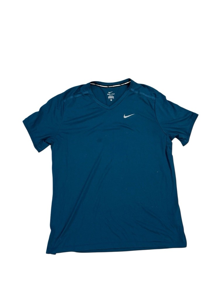 Nike Women’s V Neck Teal Drifit Shirt Size XL